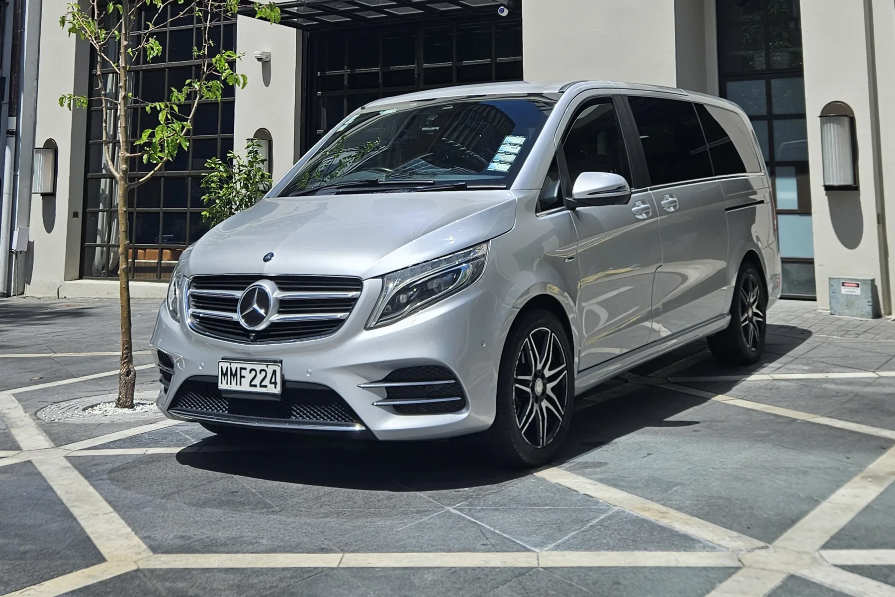 Silver Mercedes-Benz V-Class