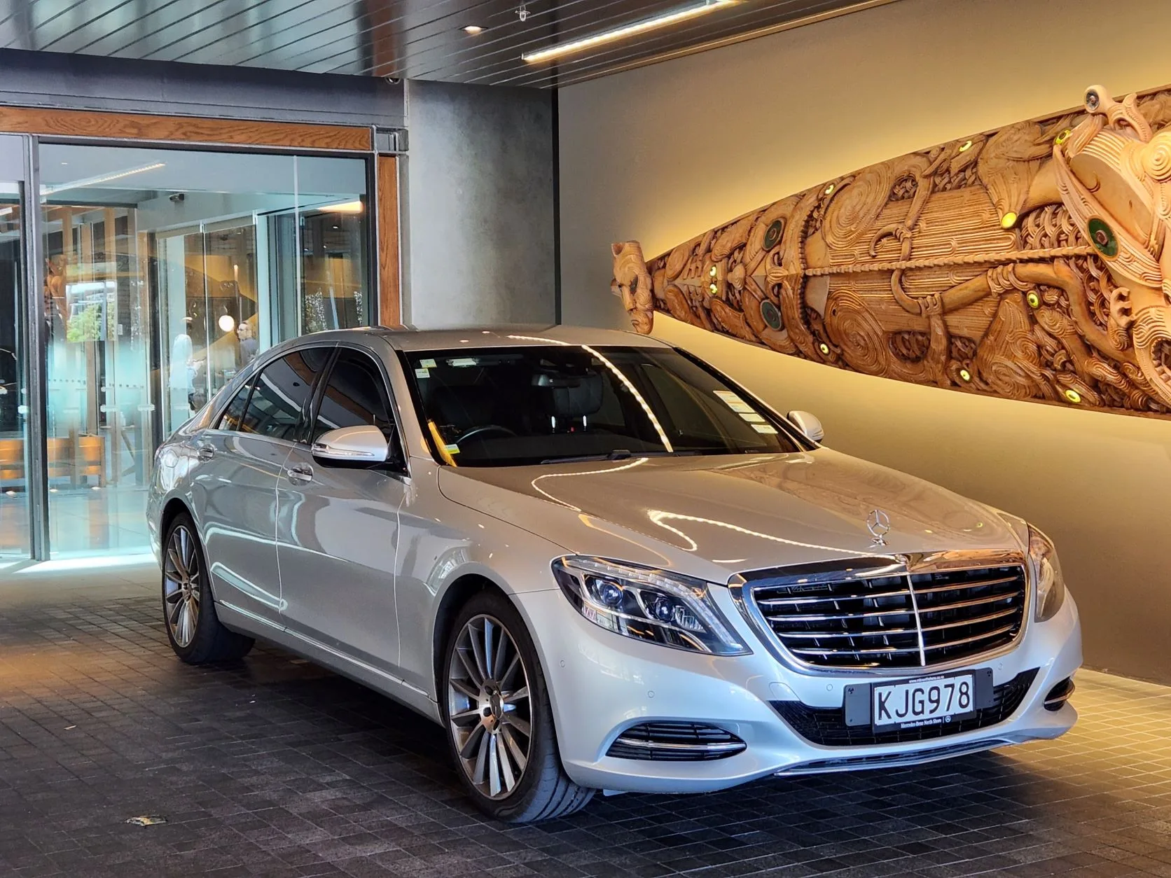 White Mercedes-Benz S-Class
